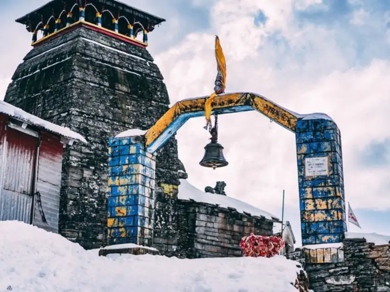 The Highest Shiva Temple in the World, uttrakhand known as a tungnath temple